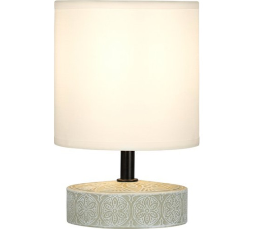 Настольная лампа Rivoli Eleanor 7070-501 бежевый/белый