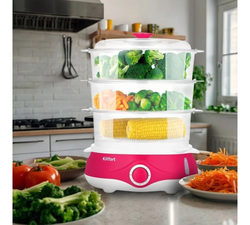 Пароварка Kitfort KT-6453