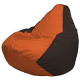 Кресло-мешок Flagman Груша Мини L Г0.1-218 оранжевый/коричневый