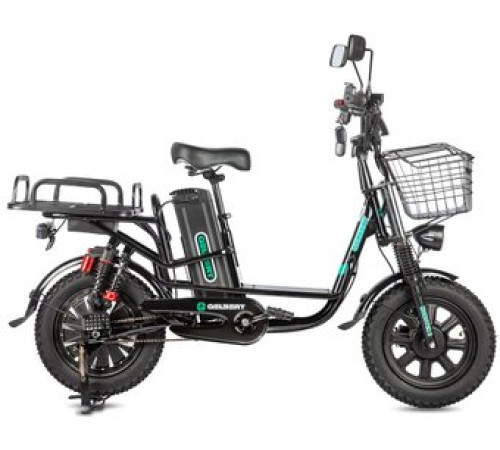 Электровелосипед Gelbert Khan Monster 2 черный