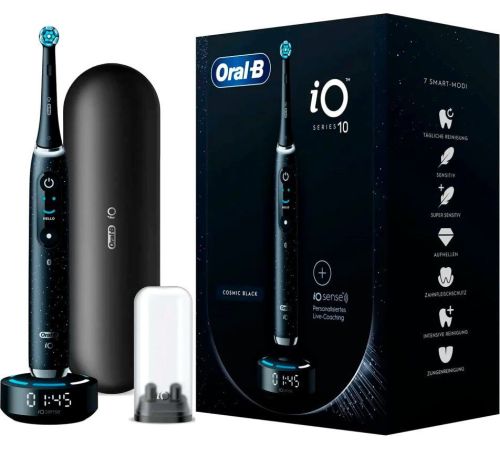 Электрическая зубная щетка Oral-B iO 10 Series 10 Cosmic Black черный