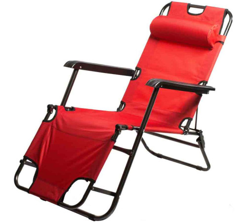 Шезлонг MonAmi HY-8007 красный