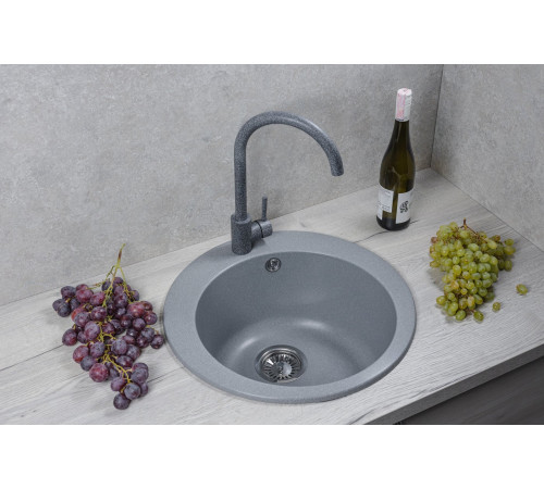 Кухонная мойка Marblan Orbi серебристый