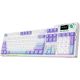 Клавиатура Ajazz AK35I V4 фиолетовый/белый/синий, Ajazz Avocado