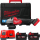 Угловая шлифмашина Milwaukee M18 Fuel One-Key M18FSAGSVO125X-502X 4933493553 с 2-мя АКБ 5 Ач, кейс