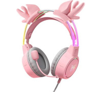Наушники Onikuma X15 Pro Deer Ears розовый