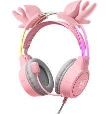 Наушники Onikuma X15 Pro Deer Ears розовый