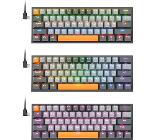 Клавиатура Redragon Fizz Pro черный/серый