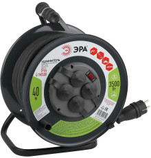 Удлинитель ЭРА RMx-4es-3x2.5-40m-IP44KG Б0043059