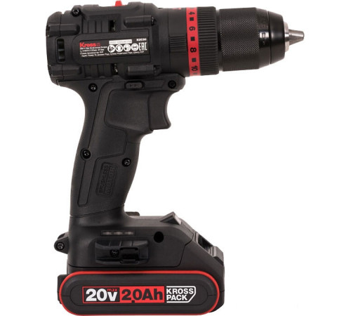Ударная дрель-шуруповерт Kress KUC30.1 с 2-мя АКБ, сумка
