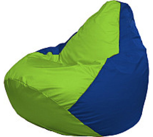 Кресло-мешок Flagman Груша Медиум XL Г1.1-159 салатовый/синий