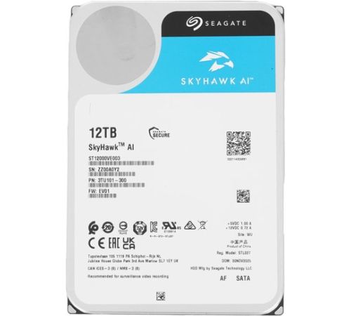 Жесткий диск Seagate SkyHawk AI 12TB ST12000VE003