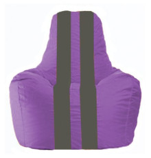 Кресло-мешок Flagman Спортинг С1.1-103 сиреневый/темно-серый