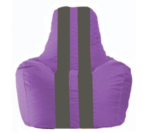 Кресло-мешок Flagman Спортинг С1.1-103 сиреневый/темно-серый