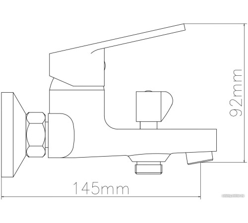 Смеситель Voda Level LV54acs