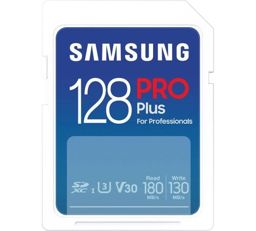 Карта памяти Samsung PRO Plus 2023 SDXC 128GB с кардридером