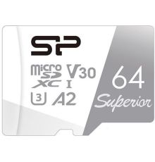 Карта памяти Silicon-Power Superior microSDXC SP064GBSTXDA2V20 64GB