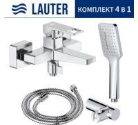 Смеситель Lauter Cascade 21CK6615C с лейкой Relexa Fleur 21S00126