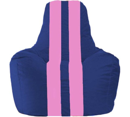 Кресло-мешок Flagman Спортинг С1.1-120 синий/розовый