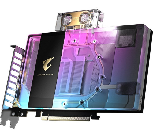 Видеокарта Gigabyte Aorus GeForce RTX 5080 Xtreme Waterforce WB 16G GV-N5080AORUSX WB-16GD