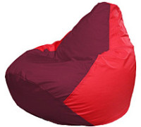 Кресло-мешок Flagman Груша Мини L Г0.1-308 бордовый/красный