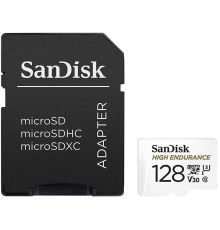 Карта памяти SanDisk High Endurance microSDXC SDSQQNR-128G-GN6IA 128GB с адаптером
