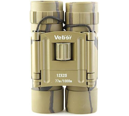 Бинокль Veber БН 12x25 Sport камуфляж