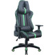 Игровое геймерское кресло Brabix GT Carbon GM-120 черный/зеленый