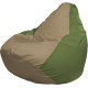 Кресло-мешок Flagman Груша Г2.1-91 тёмно-бежевый/оливковый