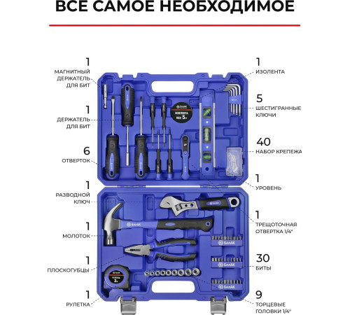 Набор домашнего мастера БелАК Профи БАК.07047 100 предметов
