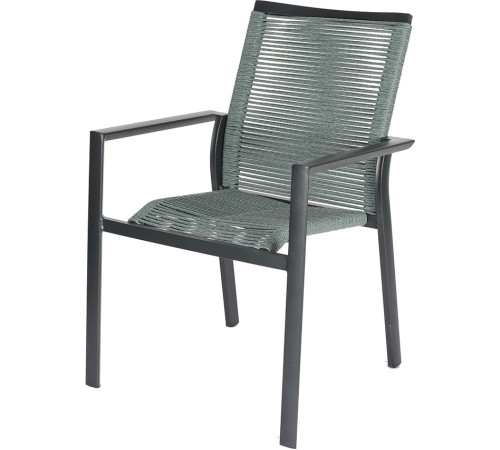 Стул с подлокотниками Bergenson Bjorn Paulsen BB0000467 серо-зеленый