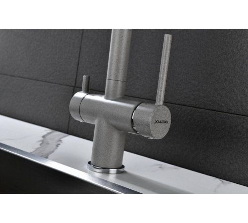 Смеситель Paulmark Serpentine SE213222-DG серый/графит
