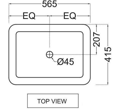 Умывальник Jaquar FLS-WHT-5601