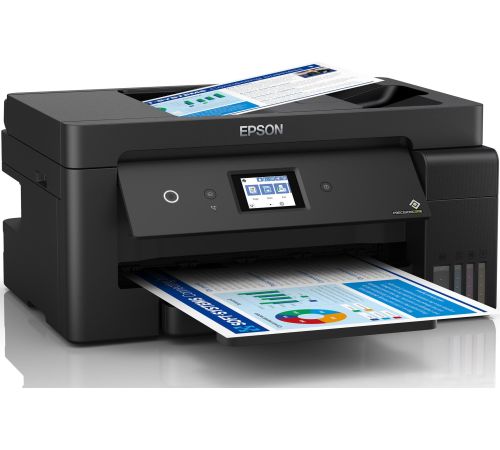 МФУ Epson L14150 ресурс стартовых контейнеров 7500/6000, чернила 001