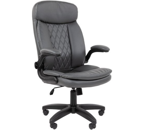 Офисное кресло CHAIRMAN 533 экокожа серый