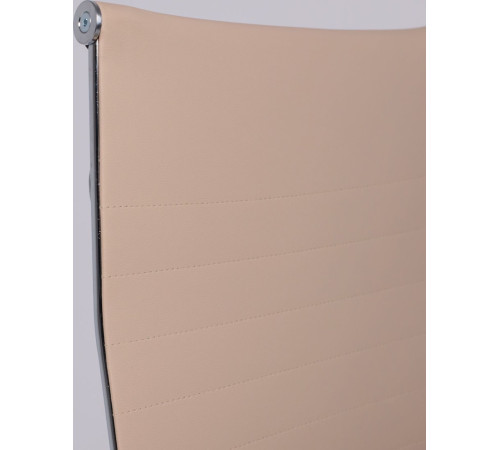 Офисное кресло AksHome Evelin экокожа, кремовый