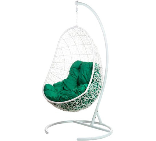 Подвесное кресло BiGarden Easy белый/зеленый