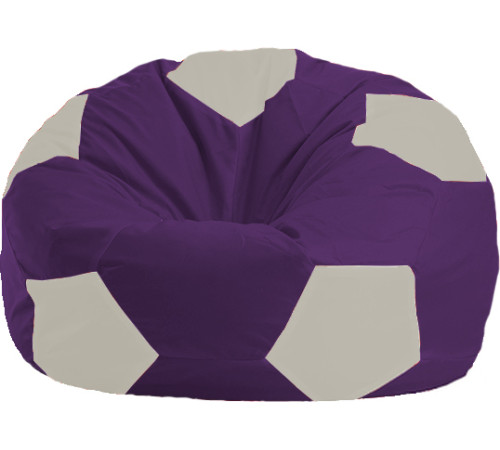 Кресло-мешок Flagman Мяч Стандарт М1.1-36 фиолетовый/белый
