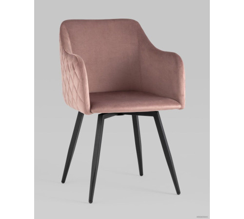 Стул Stool Group Ника MC66-5F KD HLR-44 велюр пыльно-розовый