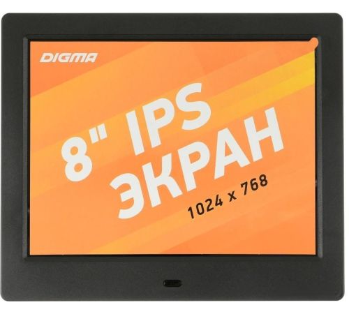 Цифровая фоторамка Digma PF-843 черный