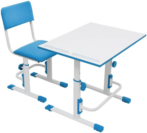 Ученический стул Polini Kids City/Smart L белый/синий