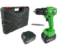 Дрель-шуруповерт Zitrek Greenpower 20 Pro SET 1 063-4061 с 2-мя АКБ, кейс