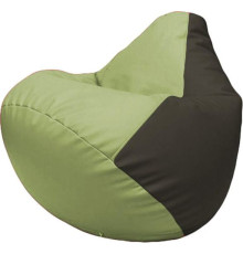 Кресло-мешок Flagman Груша Макси Г2.3-1916 оливковый/черный