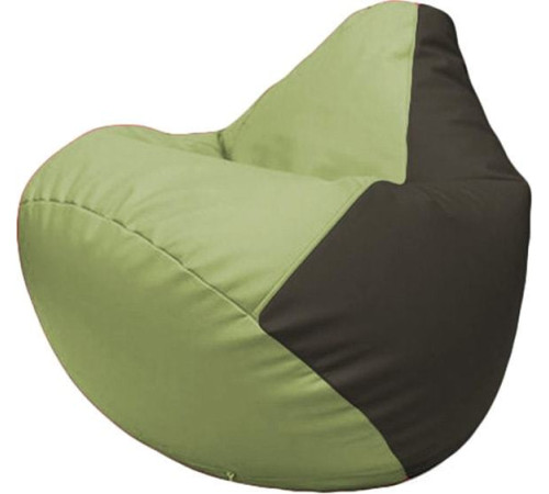 Кресло-мешок Flagman Груша Макси Г2.3-1916 оливковый/черный
