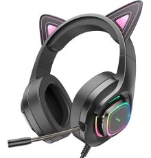 Наушники Hoco W107 призрачный кот