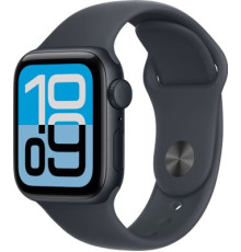 Умные часы Apple Watch SE 3 40 мм алюминиевый корпус, полуночный/полуночный, спортивный силиконовый ремешок S/M