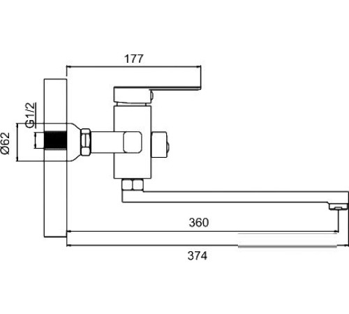 Смеситель Ledeme H33 L2233