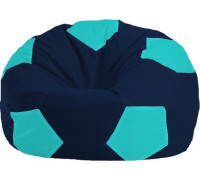 Кресло-мешок Flagman Мяч Стандарт М1.1-50 темно-синий/бирюзовый