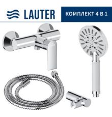 Смеситель Lauter Reef 21СК9678C с лейкой Relexa Nevada 21S10146