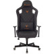 Игровое геймерское кресло Бюрократ Knight Outrider черный ромбик экокожа
